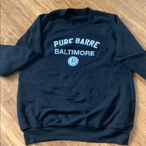 Pure barre location sweatshirt